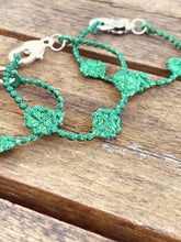 FSL Triple Lucky Clover Bling Strings Bracelet Length - In the Hoop Freestanding Lace Bracelet in Three Sizes