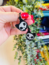Pendientes Skull FSL - Pendientes de encaje independientes en el aro