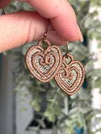 Pan Dulce Orejas FSL Earrings - In the Hoop Freestanding Lace Earrings