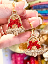 Christmas Bell FSL Earrings - In the Hoop Freestanding Lace Earrings