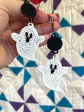 Ghost Dangle FSL Earrings - In the Hoop Freestanding Lace Earrings