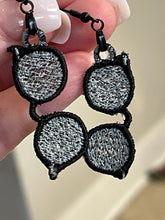 Shades FSL Earrings - In the Hoop Freestanding Lace Earrings