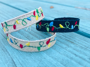 FSL Friendship Bracelet Lights - In the Hoop Freestanding Lace Bracelet in Three Sizes