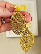 Crochet Leaf Earrings - In the Hoop Freestanding Lace Earrings