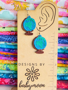 Globe Earrings SET- In the Hoop Freestanding Lace Earrings