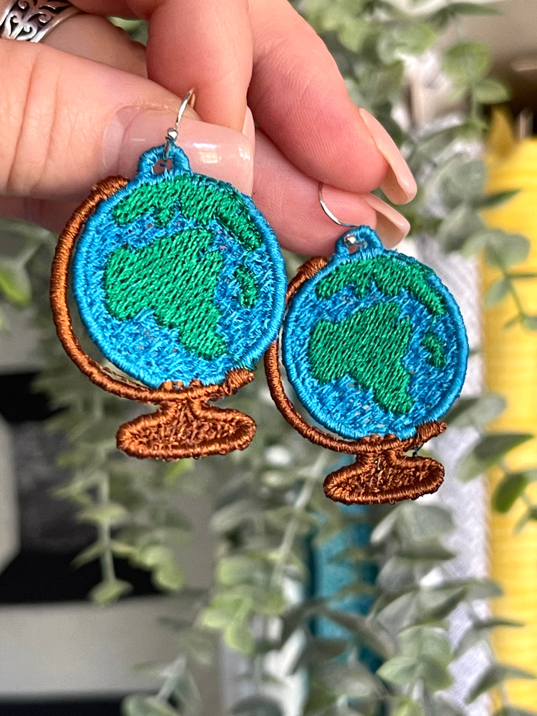 Globe Earrings SET- In the Hoop Freestanding Lace Earrings