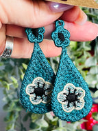 Pendientes Santa Face FSL - Pendientes de encaje independientes en el aro
