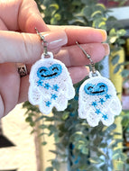 Yeti FSL Earrings- In the Hoop Freestanding Lace Earrings