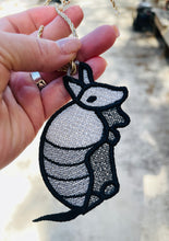 Armadillo Freestanding Lace Ornament Suncatcher or Bookmark for 4x4 Hoops
