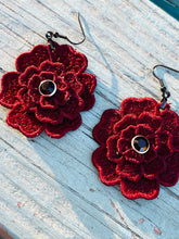 Poppy FSL Rivet Earrings - In the Hoop Freestanding Lace Earrings