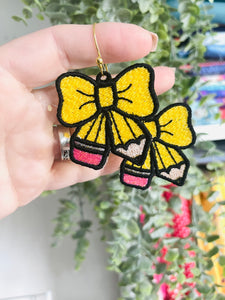 Pendientes Pencil FSL - Pendientes de encaje independientes en el aro
