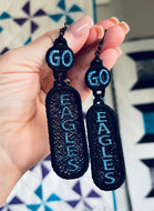 FSL Go Team Blank Bar Dangles FSL Earrings- In the Hoop Freestanding Lace Earrings That You Can Personalize!