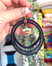 Open Circles FSL Earrings - In the Hoop Freestanding Lace Earrings