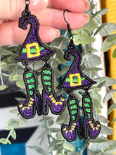 Witch Dangles FSL Earrings SET- In the Hoop Freestanding Lace Earrings
