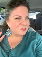 FSL Pixel Heart Earrings-  In the Hoop Freestanding Lace Earrings