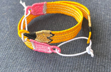 FSL Pulsera de la amistad Corazones - Pulsera de encaje independiente en el aro en tres tamaños