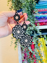 Dahlia Dangles FSL Earrings - In the Hoop Freestanding Lace Earrings