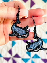 Boucles d’oreilles Whale Shark FSL - Boucles d’oreilles en dentelle autoportantes In the Hoop