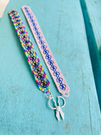 FSL Friendship Bracelet FLORAL - In the Hoop Freestanding Lace Bracelet in Three Sizes