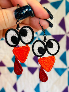 Boucles d’oreilles Turkey Teardrop FSL - Boucles d’oreilles en dentelle autoportantes In the Hoop