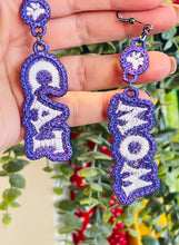 Cat Mom FSL Earrings In the Hoop Freestanding Lace Earrings