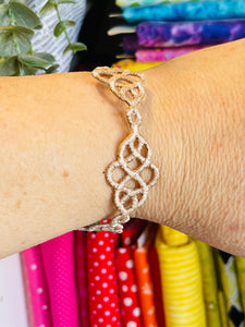 FSL Unity Cuff Bracelet Length - In the Hoop Freestanding Lace Bracelet in Three Sizes