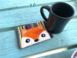 Fox Mug Rug