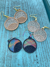 Shine FSL Earrings - Freestanding Lace Earring Design - In the Hoop Embroidery Project