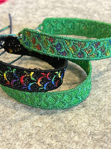 FSL Friendship Bracelet Dragon or Mermaid Scales - In the Hoop Freestanding Lace Bracelet in Three Sizes