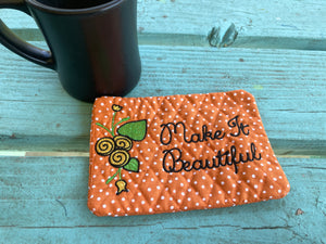 Make It Beautiful Mug Rug