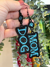 Dog Mom FSL Earrings In the Hoop Freestanding Lace Earrings