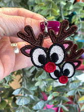 Reindeer Giblets FSL Earrings - In the Hoop Freestanding Lace Earrings