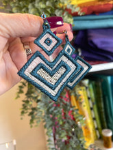 FSL Pixel Heart Earrings-  In the Hoop Freestanding Lace Earrings