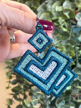 FSL Pixel Heart Earrings-  In the Hoop Freestanding Lace Earrings