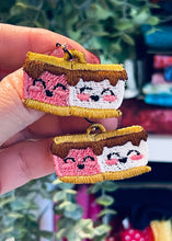 Happy Smores FSL Earrings - In the Hoop Freestanding Lace Earrings
