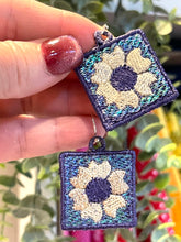 Mylar Sparkle Flower Freestanding Lace Earrings/Charms