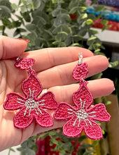 Flower Mylar encaje independiente Suncatcher o marcador para aros 4x4