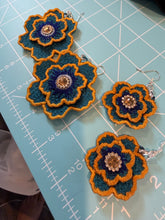 Desert Jewels Turquoise Sunset FSL Rivet Layer Earrings - In the Hoop Freestanding Lace