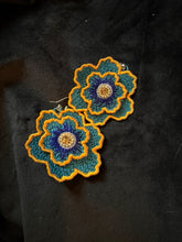 Desert Jewels Turquoise Sunset FSL Rivet Layer Earrings - In the Hoop Freestanding Lace