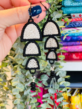 Droplets FSL Earrings - In the Hoop Freestanding Lace Earrings