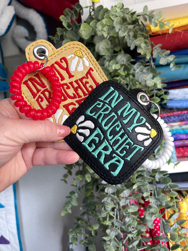 In My Crochet Era Bag Tag Embroidery Design