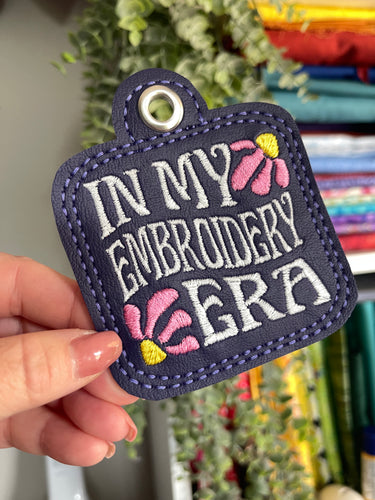 In My Embroidery Era Bag Tag Embroidery Design