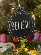 Believe  Ornament for 4x4 hoops