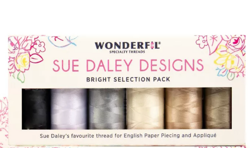 Sue Daley Decobob Pack of 6 spools NEUTRALS