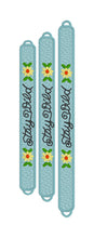 FSL Friendship Bracelet Stay Wild- In the Hoop Freestanding Lace Bracelet in Three Sizes