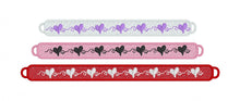 FSL Friendship Bracelet Sweetheart- In the Hoop Freestanding Lace Bracelet in Three Sizes