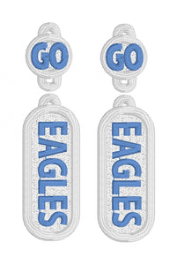 FSL Go Team Blank Bar Dangles FSL Earrings- In the Hoop Freestanding Lace Earrings That You Can Personalize!