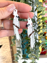 Boucles d’oreilles Cockatoo FSL - Boucles d’oreilles en dentelle autoportantes In the Hoop