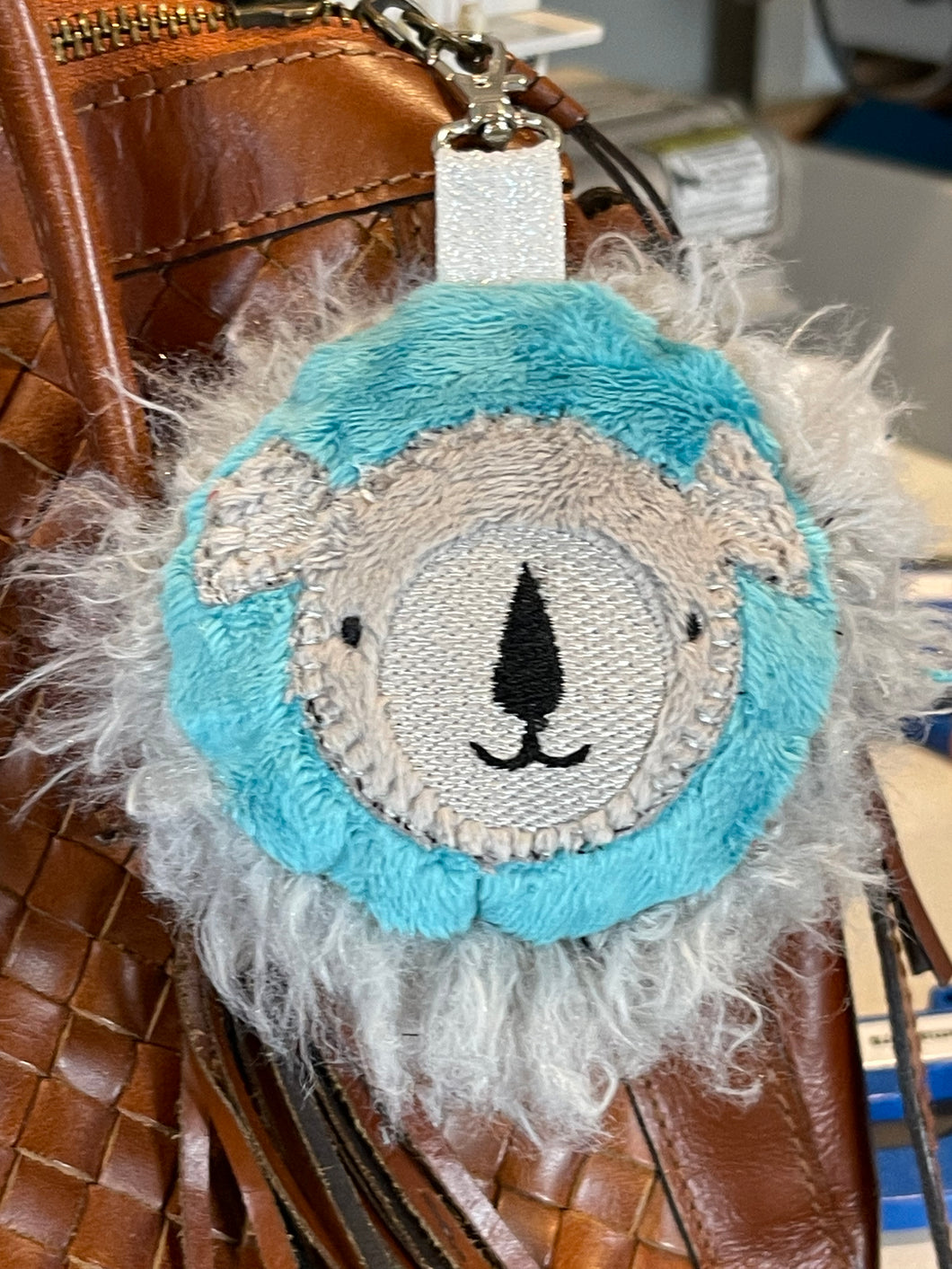 Koala Face Applique Fluffy Puff Design Set- In the Hoop Embroidery Design