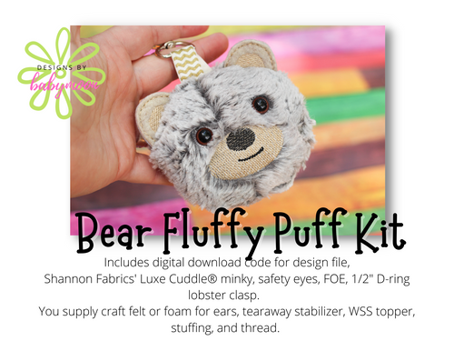 Bear Fluffy Puff Kit